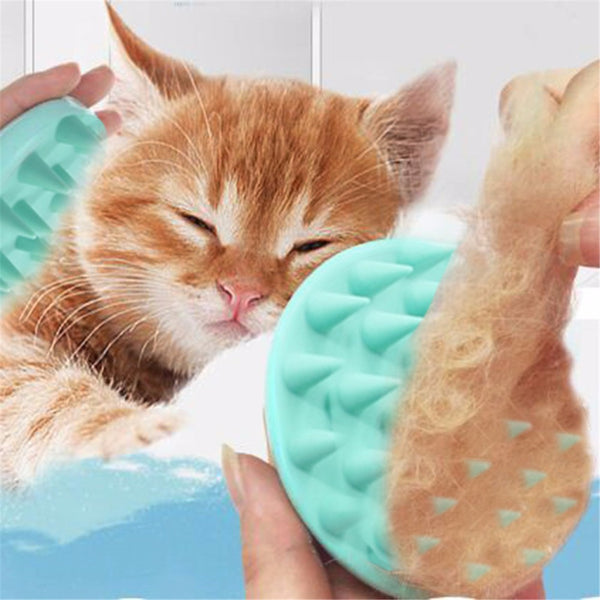 Soft Silicone Pet Grooming Brush