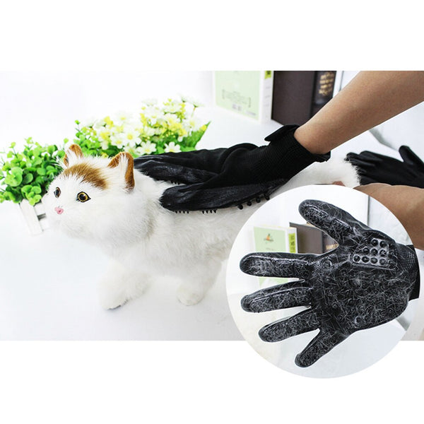 Pet Gloves Pet Mane Massage Gloves Cat